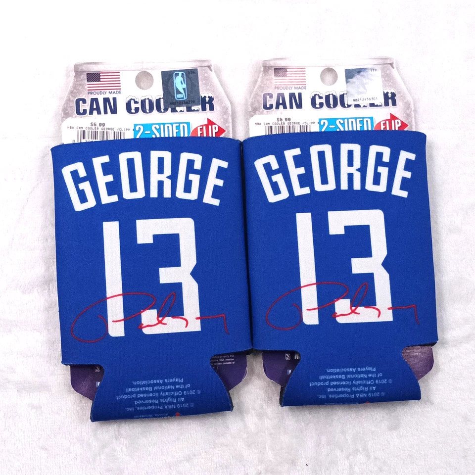 Los Angeles Clippers Koozie Can Holder Double Sided Paul George #13 - Image 2 of 4