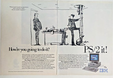 IBM Personal System/2 Family of Computers Vintage 1989 Magazine Ad