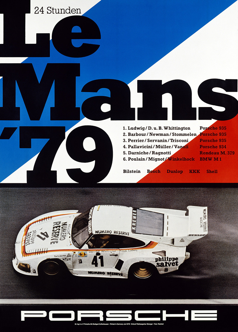 Le Mans 1979 Porsche Racing Car 24 Hour Competition Poster | eBay