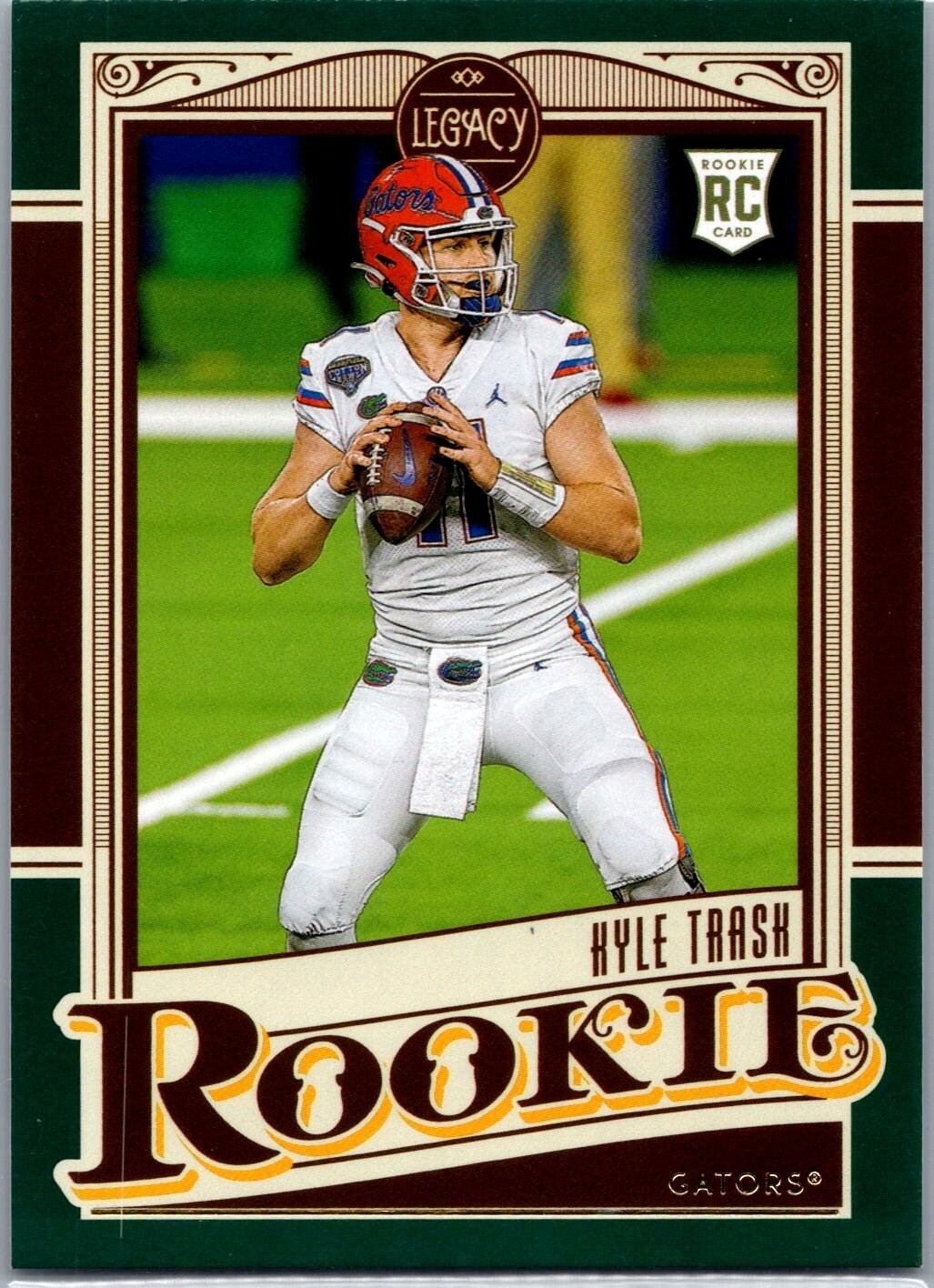2021 Panini Legacy - Green #146 Kyle Trask (RC) /100