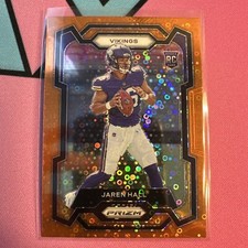 2023 Panini Prizm Jaren Hall Orange Disco #367 RC Vikings