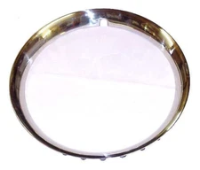 1947-1980 Chevrolet GMC Truck Wheel Trim Ring 15" Smooth Convex Polished  1 5/8"