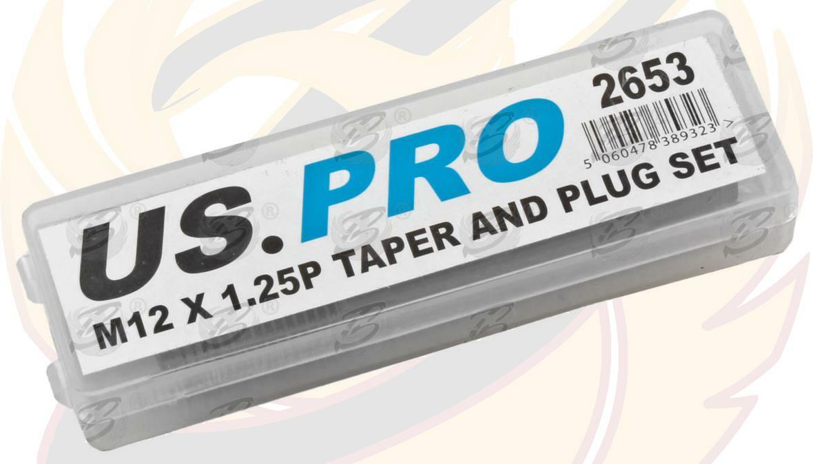 US PRO M12 x 1.25P Taper & Plug Set (Tap & Die) M12 x 1.25 Pitch Taper Plug eBay