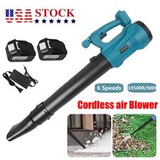 For 18V Makita Battery Cordless Leaf Blower 6 Speed Electric Leaf Blower Home US