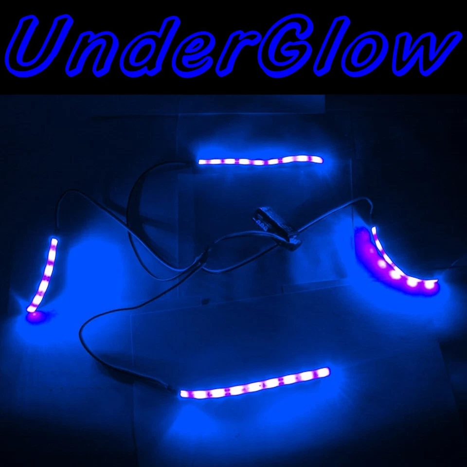 RC Car Lights Under Body Glow LED Lighting KIT Neon Under Side Chassis Strips