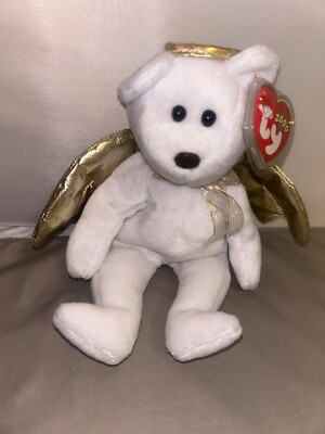 Ty Beanie Babies Halo II with Brown Nose And Tag Errors