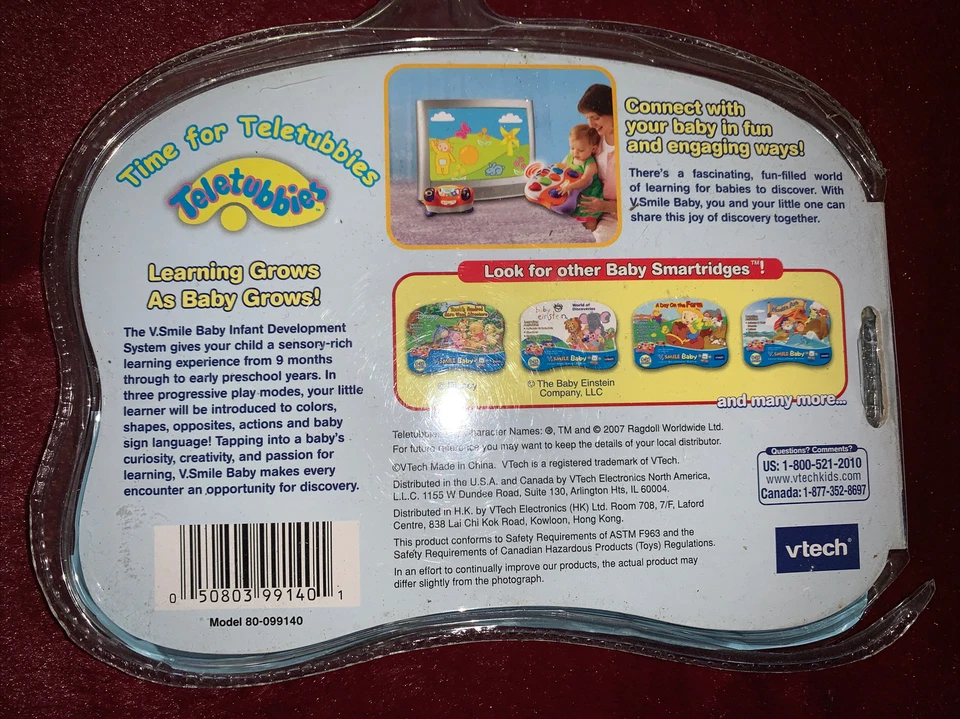 TELETUBBIES Vsmile Game Cartridge- NEW Factory Sealed (Aliens in Pajamas) 2007 - Image 2 of 4