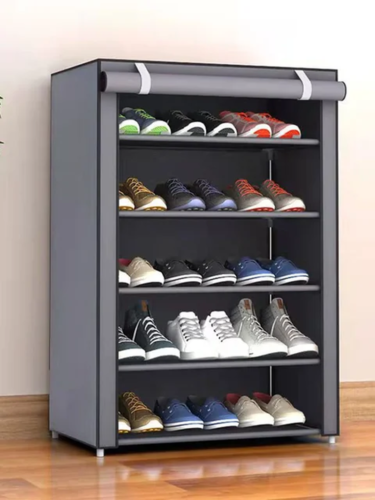 Layers Shoe Cabinet Organizer Shoe Shelves Dustproof - Imagen 1 de 16