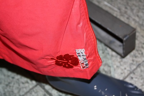 Pantalón mujer BABYLON BUS BAY rojo nuevo vintage años 2000 - Imagen 7 de 7