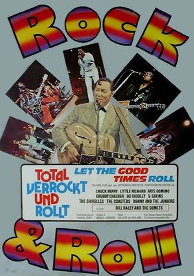 ROCK & ROLL LET THE GOOD TIMES ROLL Total verrockt und rollt Filmplakat A1 