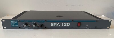 Ashly SRA-120 Amplifier 60 Watts/Channel Very Clean Works! $225.00 or Best Offer