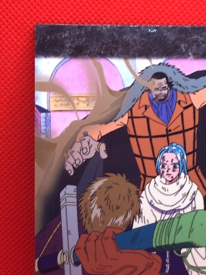 Mr.0 Crocodile One Piece Card TV animation BANDAI WORLD GOVT No