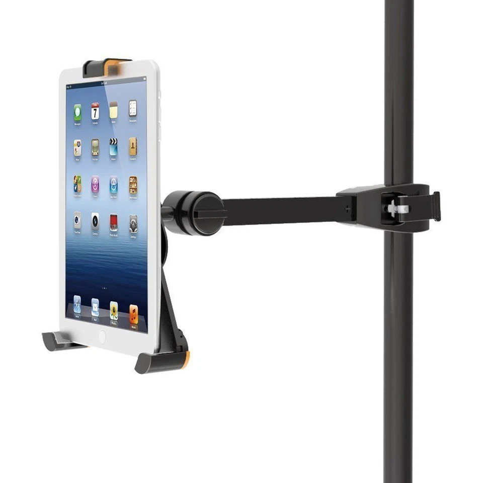 Microphone Stand Tube Pole Clamp Mount Holder for iPad 1/2/3/4/Air/Pro & Tablet - Image 4 of 4