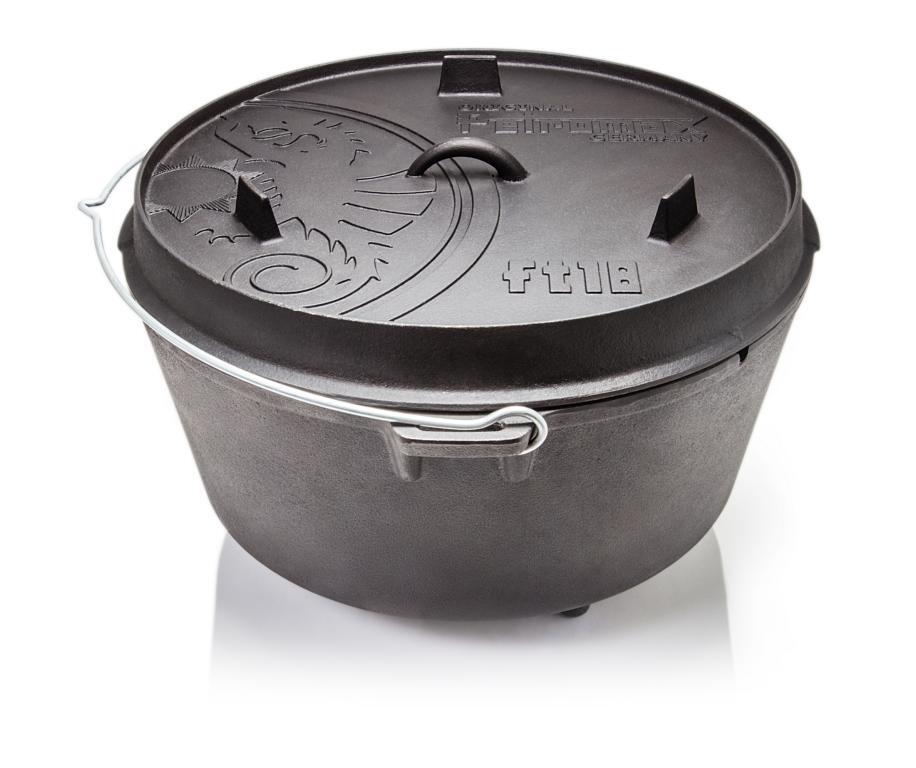 Petromax Schwarz Grillgeschirr, Feuertopf Ft 18 - Bild 2