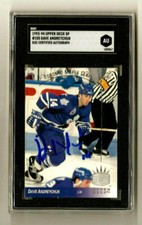 Dave Andreychuk 1993 Upper Deck SP #155 SIGNED SGC Authenitic Auto HOF Hockey