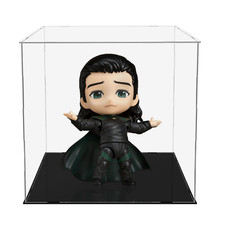 Acrylic Model Display Case Clear UV Plastic Box Dust Proof Flat 4" x 4" x 4.7"