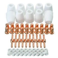 60Pcs Air Plasma Cutting Cutter Consumables For LG-40 PT-31 Torch CUT-40 CUT-50D