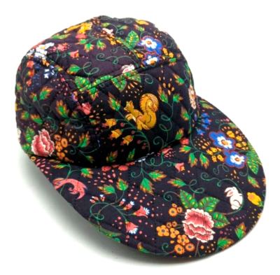 VERA BRADLEY TAVERN ON THE GREEN hat vintage 5 panel quilted  display picture 2
