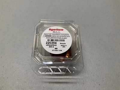 Hypertherm 220354 Plasma Cutting Nozzle 200A MS