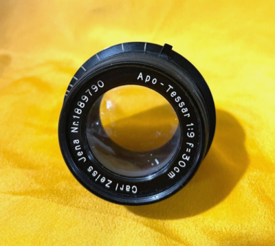 Carl Zeiss Jena Apo Tessar 30cm,300mm,F 9 Lens Large Format No