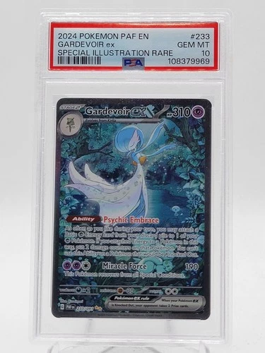 GARDEVOIR EX 2024 PALDEAN FATES SPECIAL ILLUSTRATION RARE #233 PSA 10 Q0895