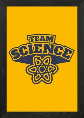 49 Team Wissenschaft Atom gerahmtes Wandbild Poster Druck Bild