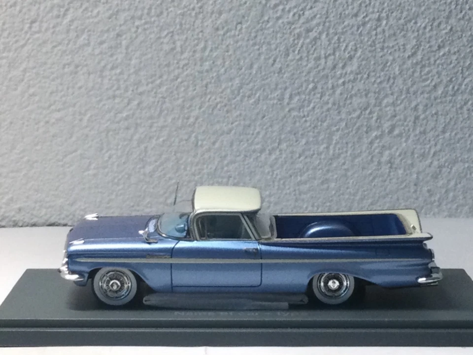 –NEO 1:43 Chevrolet EL Camino pick-up Blue 1959 Art.Nr: NEO44853– - Immagine 2 di 4