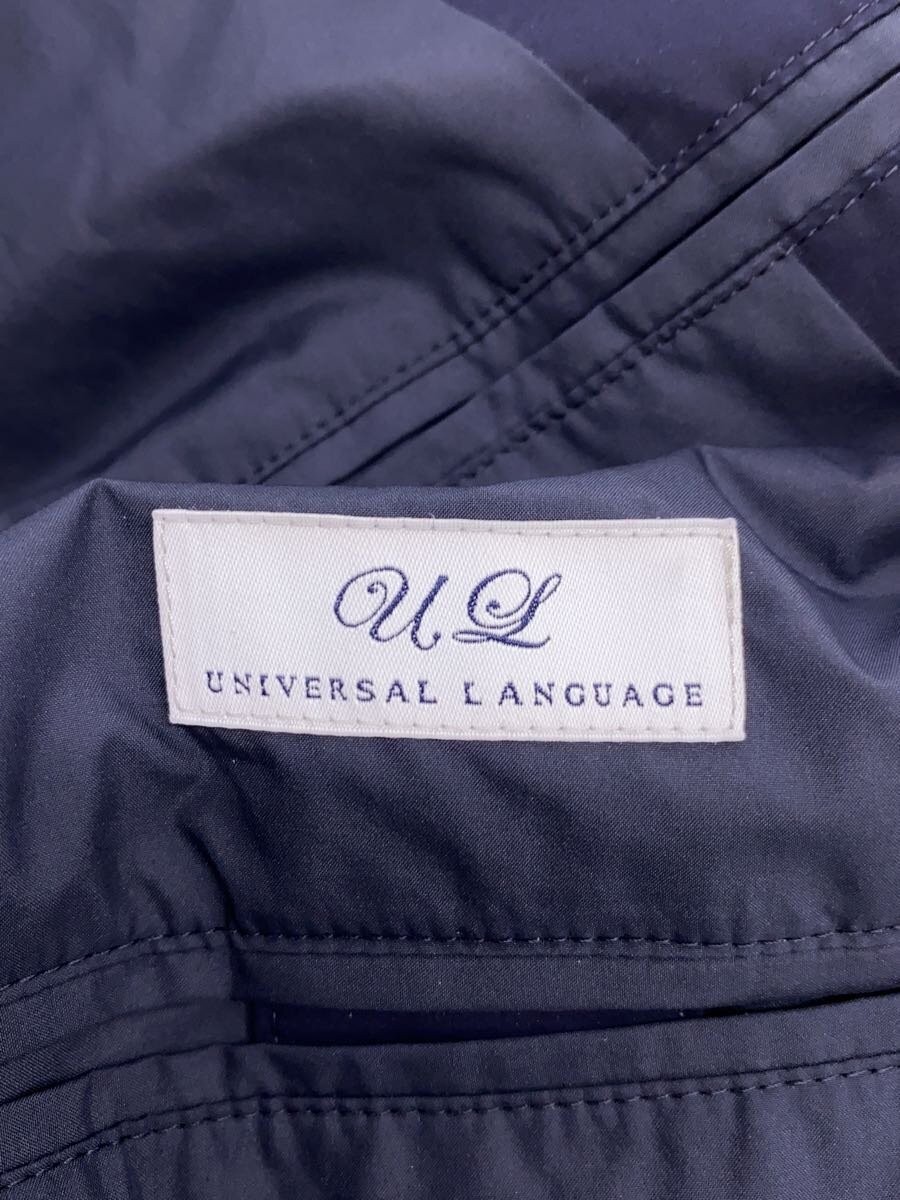 Universal Language M Navy Polyester Solid Coat, U… - image 3