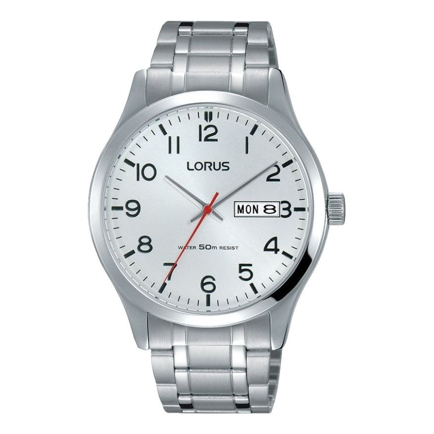 Lorus Gents Stainless Steel Bracelet 40mm Watch RXN39DX5