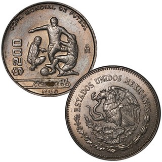 Mexico 200 Pesos 1986 KM#525
