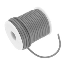 16.4 Yards Hollow Pipe Tubing Rubber Cord Knitting Barber Cord Gray
