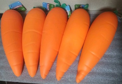   Toymendous Jumbo Squeezy Carrot Orange Squishy Toy Stress Relief Sensory 