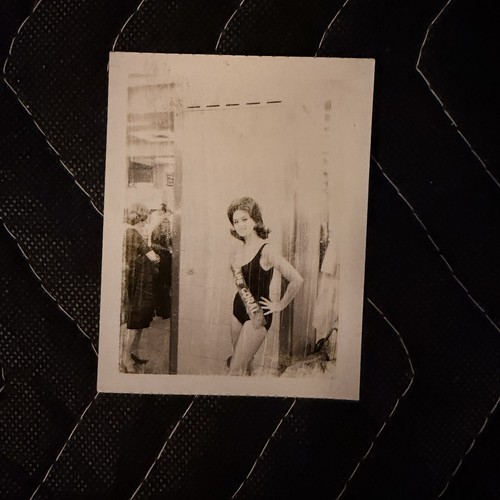 1962 Signed Polaroid Carolyn Olsen Miss Cape Coral 1st Winner Autograph