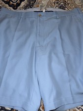 Peter Millar Salem Classic Fit Performance Golf Shorts Size 38 Cottage Blue