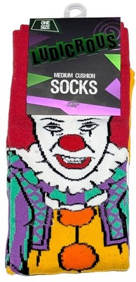 Pennywise Socks IT Funny Novelty Silly Unisex Crew Socks Various Styles One Size