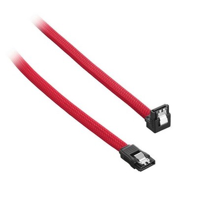 CableMod ModMesh Right Angle SATA 3 Cable 30cm - rot