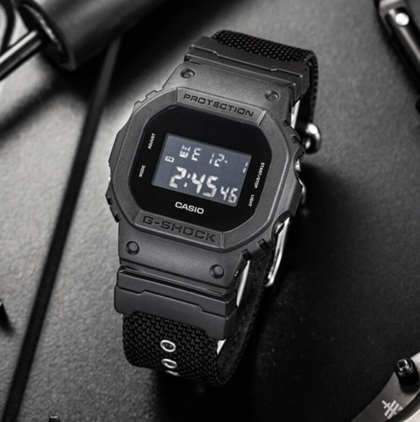 Casio G-SHOCK Watch DW-5600BBN-1D Military Black Brand Negative