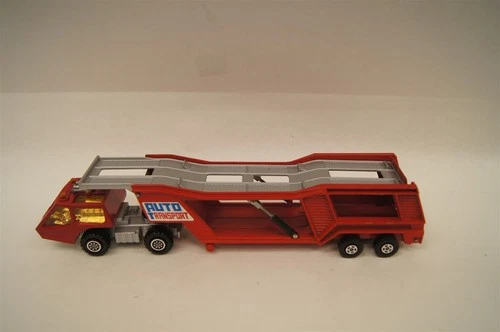 MATCHBOX LESNEY Super Kings K-10 Car Transporter Red 1979 ENGLAND