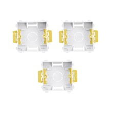 3 x Vimark DB2547 1 Gang 35mm Deep Dry Lining Box Lipless