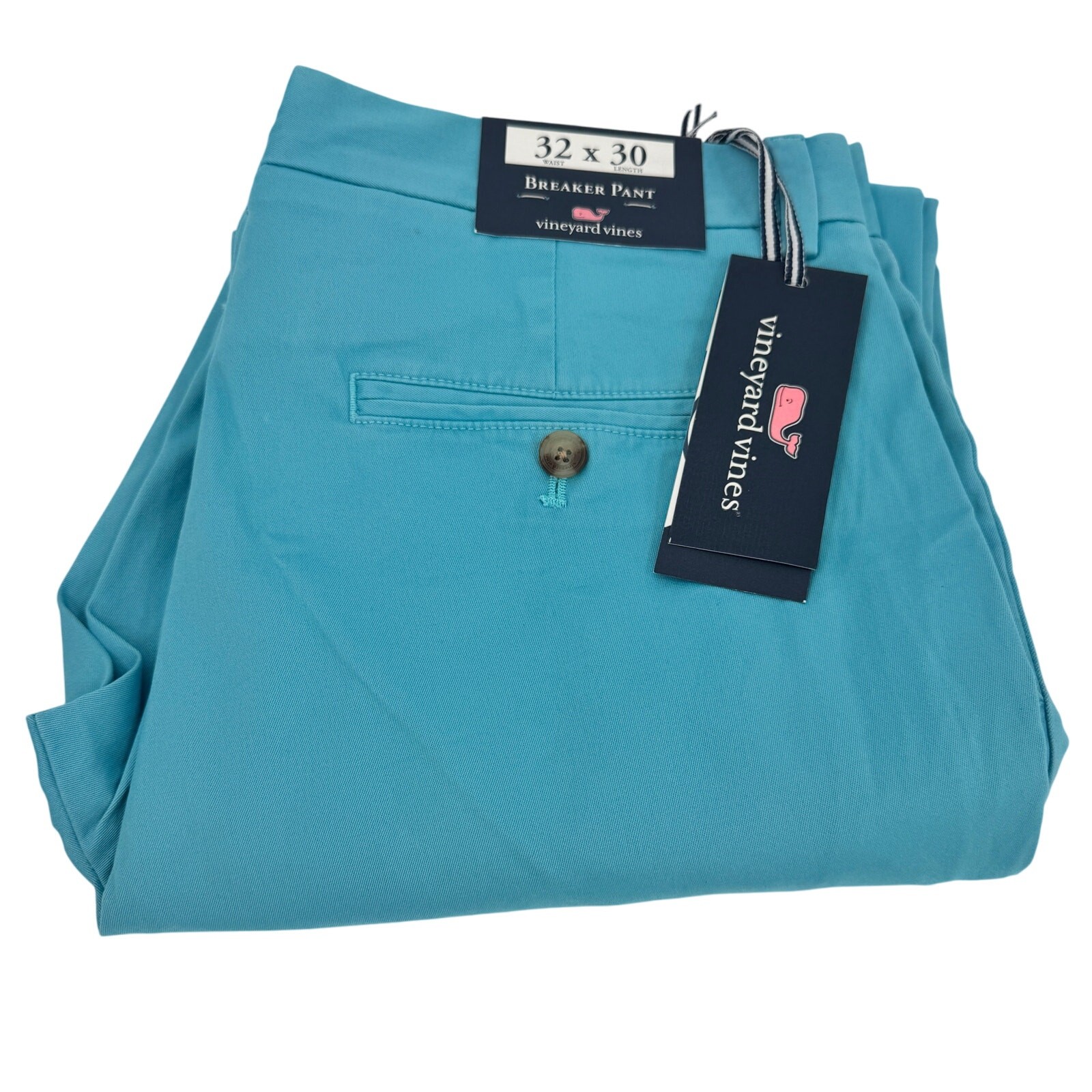 Vineyard Vines Pants Mens 32x30 (33x29 ACTUAL) Breaker Pant Coastal Blue NEW
