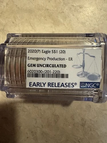 2020 P.999 Silver Eagle Emergency Production NGC Gem UNC 20 1 Ounce Rounds