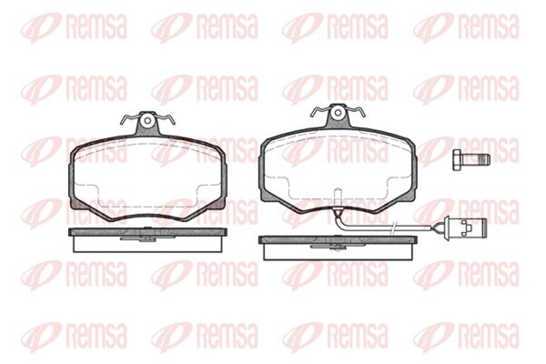 Remsa Bremsbelagsatz Scheibenbremse 0246.02 FüR 40 Jaguar XJ81 XJ40 XJ 24V V12-image