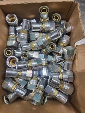 Parker 10691N-8-8 Female Swivel Adapter 1/2 JIC X 1/2 Hose Brass/Steel