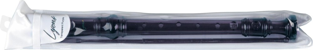 Lyons Soprano Recorder Transparent Purple