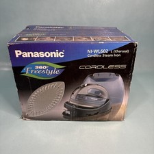 Panasonic 360 Freestyle Cordless Iron w/ Ceramic Sole Plate - Charcoal NI-WL602