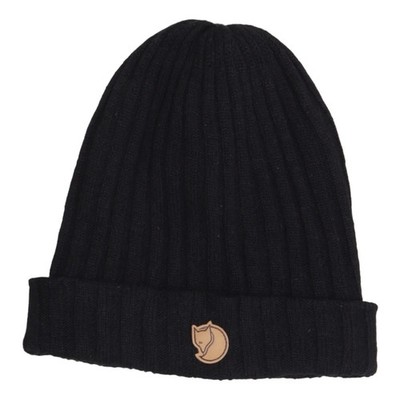 Fjällräven, Beanie-Mütze, Größe: ONE SIZE, model: byron hat, Wolle, Schwarz #Quc
