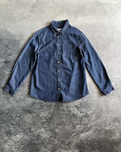 Women White Label Shirt Navy Lyocell 36 / S / 44