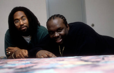Rap group Tag Team celebrate their hit single Whoomp! wjen they ap- Old Photo 10