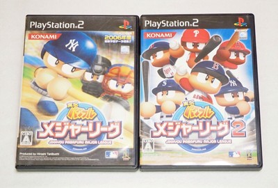 Jikkyou Powerful Pro Major League 1 2 PS2 Sony PlayStation 2 Japanische...