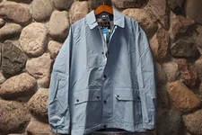 Barbour Storrs Casual Jacket Coat Blue MWB0721BL41 New  UK Sizing Large L